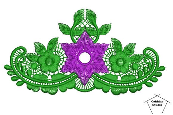 Central Flower: A Seasonal Embroidery Gem