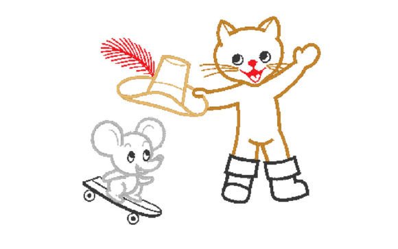 Cute Animal Embroidery Design