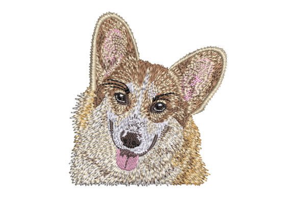Pembroke Welsh Corgi Embroidery